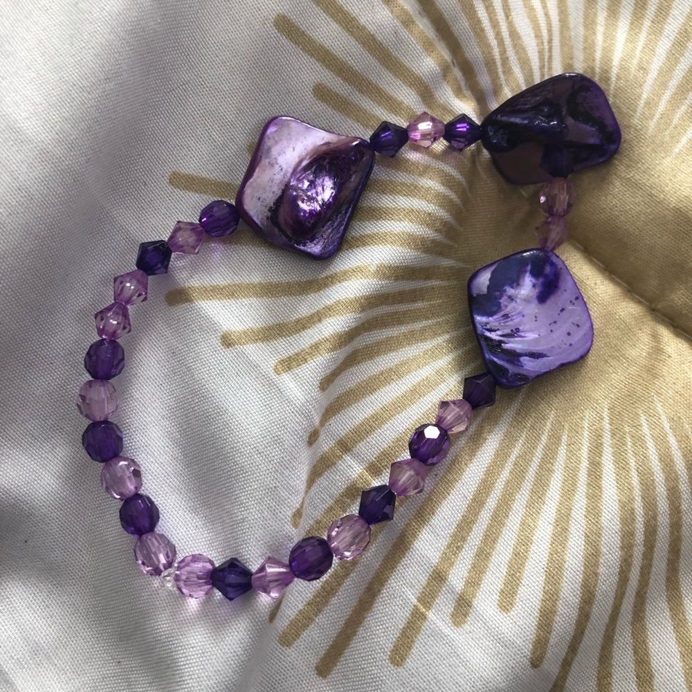 Purple bracelet